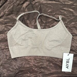 AYBL Women's Beige Sports Bra